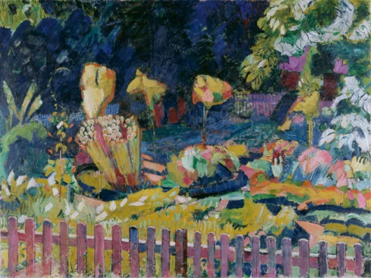 Cuno Amiet: Bauerngarten