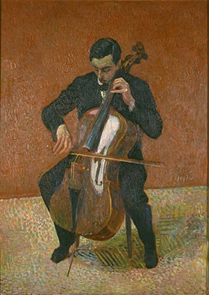 Cuno Amiet: Der Cellospieler