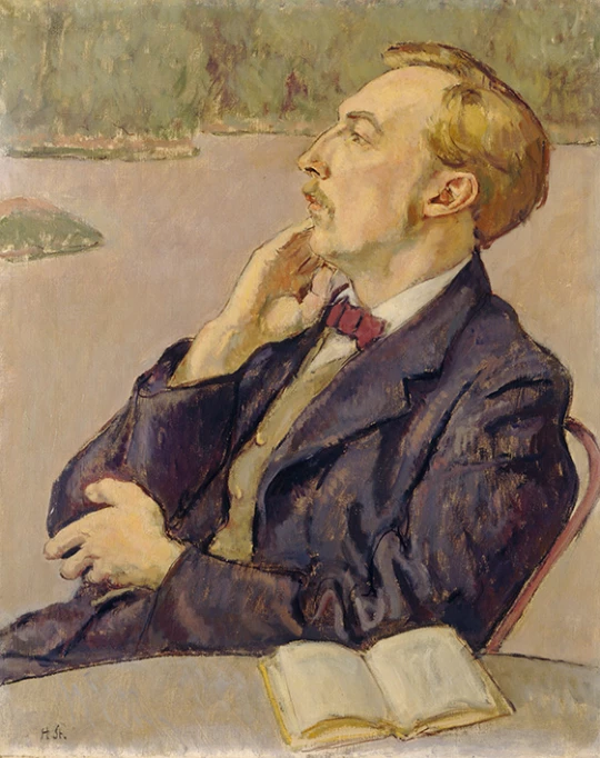 Hans Sturzenegger: Der Dichter, Bildnis E. G. Rüegg