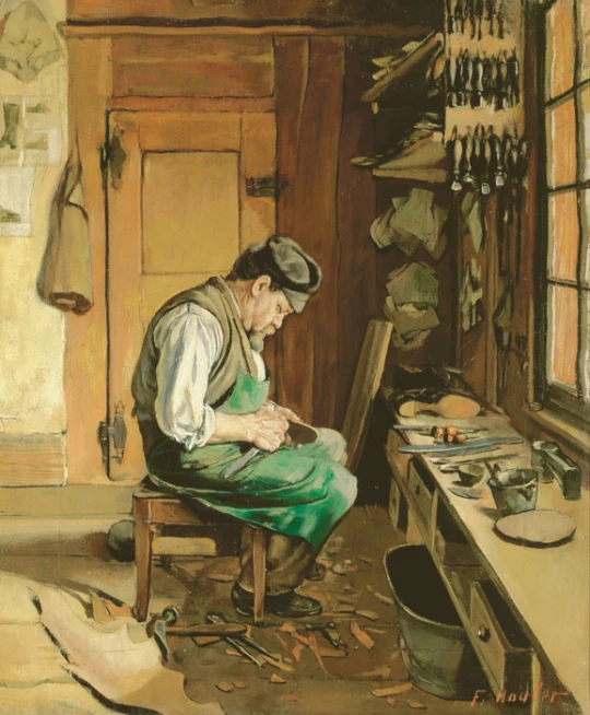 Ferdinand Hodler: Der Schuhmacher