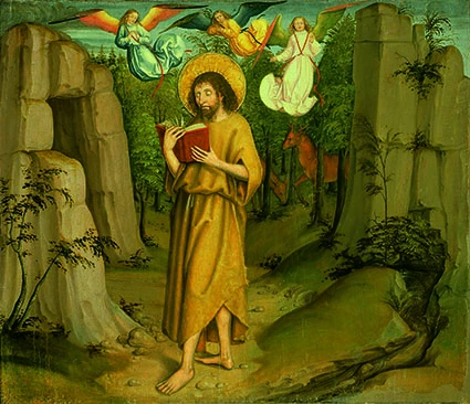 Meister mit der Nelke, Bern: Johannes der Täufer in der Wüste