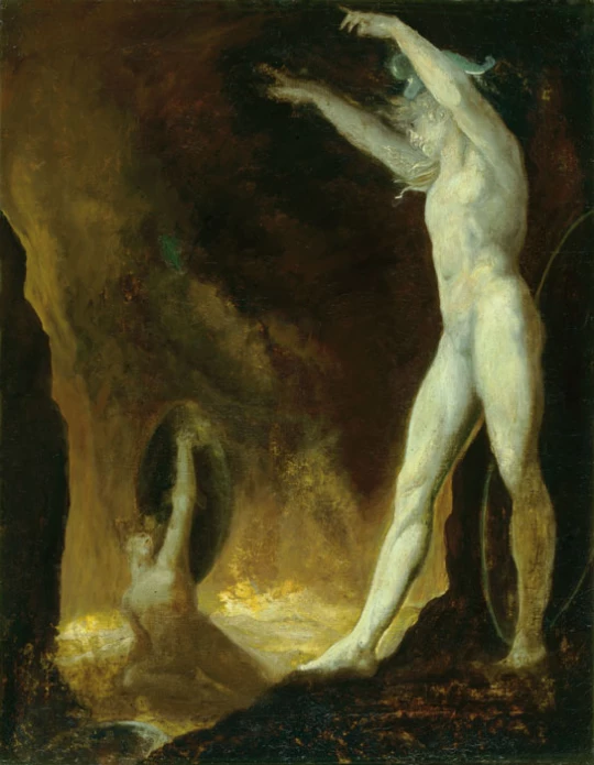 Joh. Heinrich Füssli: Satan ruft seine Legionen auf