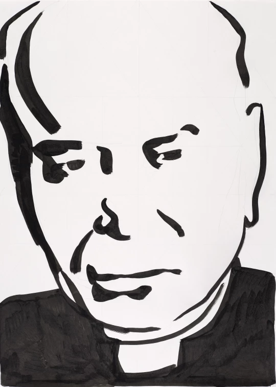 Wilhelm Sasnal (*1972): Stanisław Trzeciak. From the Series «Departed Persons», 2023