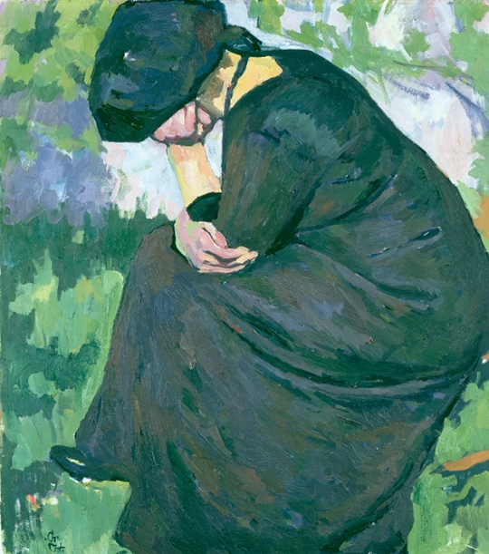 Giovanni Giacometti: Trauernde Frau