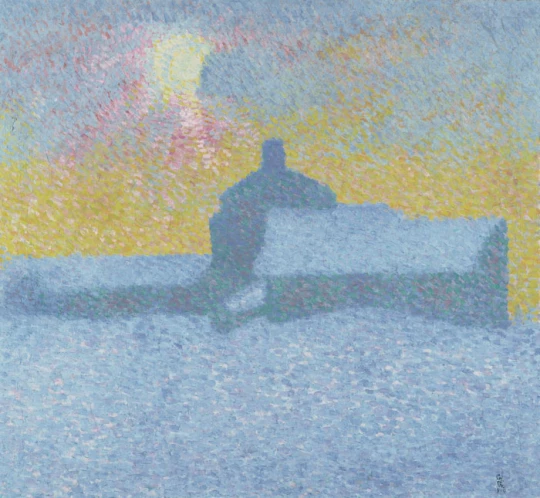Giovanni Giacometti: Winternebel in Maloja